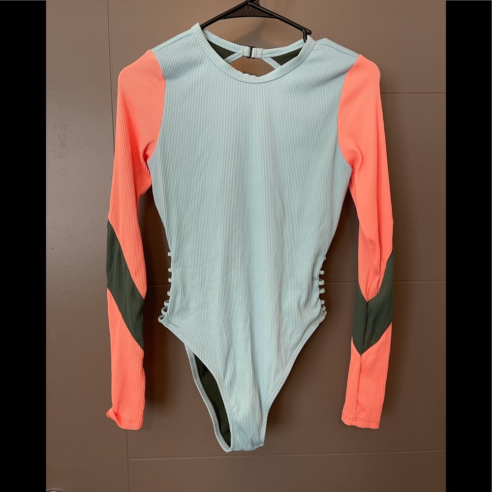 Reef Aqua and Coral One Piece Swimsuit